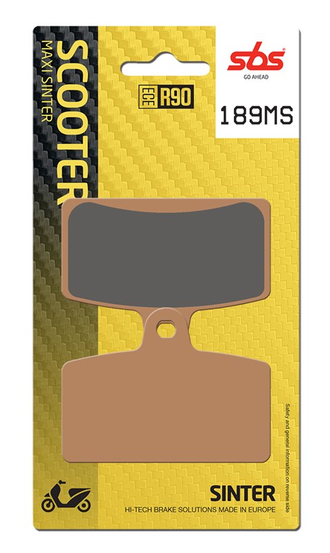 SBS brake pads KH399 maxi sinteredsinteredcolour gold (189MS)